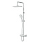 Душевая система AM.PM Func F078F400 стойка с тропическим душем, термостатом, смесителем, хром