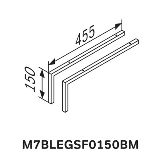 Тумба с раковиной 60 AM.PM Sense M7BFUX0602WG подвесная/напольная на ножках, белый глянец-3