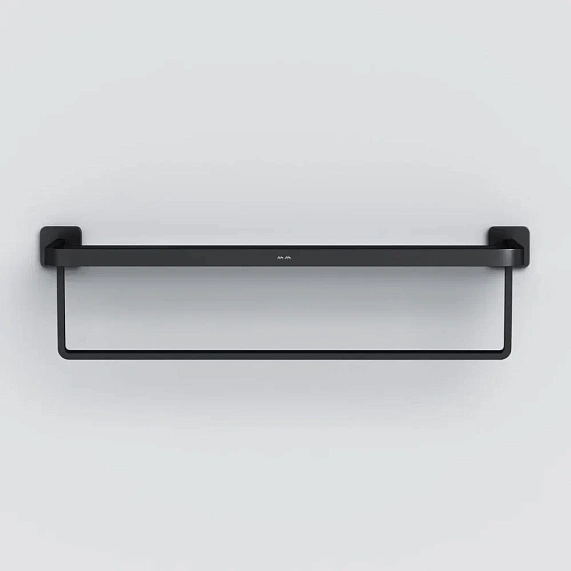 Полка для полотенец AM.PM Func A8F37722 с вешалкой, черная-3
