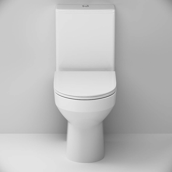 Унитаз напольный AM.PM Spirit 2.0 C708600WH безободковый с сиденьем микролифт 58WH, белый-5