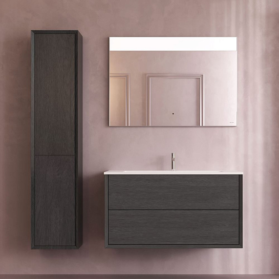 Тумба с раковиной 100 AM.PM Libre M60-FHX1002OF-WPC100SWM подвесная под дерево-3