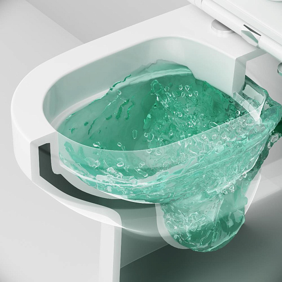 Унитаз напольный AM.PM Spirit 2.0 C708600WH безободковый с сиденьем микролифт 58WH, белый-6