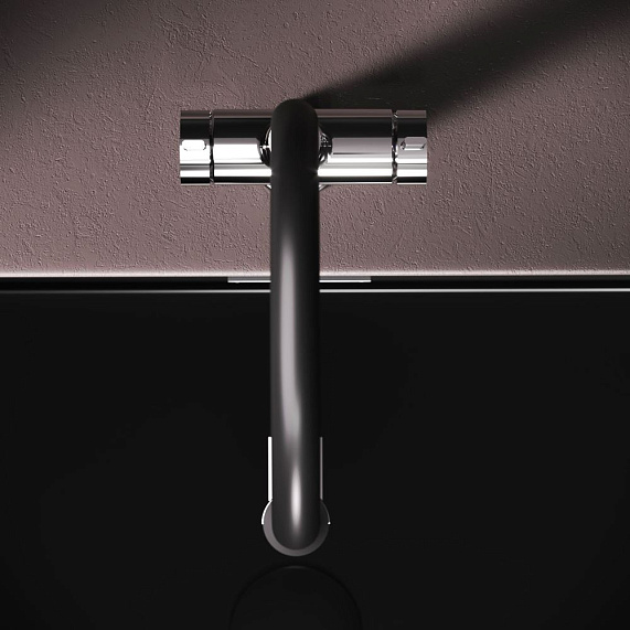 Смеситель для кухни AM.PM Func F8F07802 высокий, хром, с каналом для питьевой воды и гибким черным изливом-5