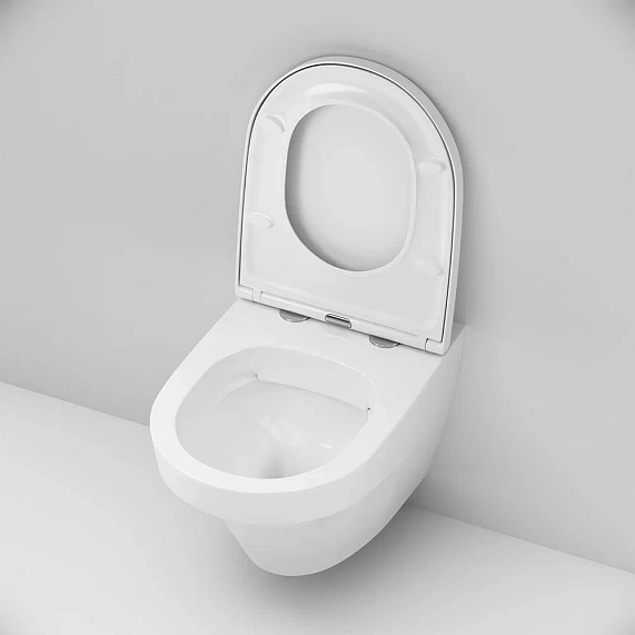 Унитаз подвесной AM.PM Inspire C501700WH безободковый c сиденьем микролифт C907851WP, белый-3