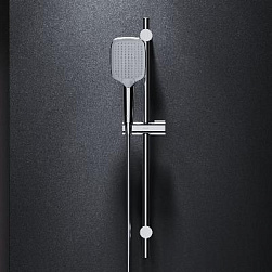 Душевой гарнитур AM.PM Func F018F000 штанга, шланг, лейка 3 режима, хром