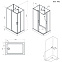 Душевая кабина 120x90 AM.PM Above W9XC-403-12090MT профиль серебристый, низкий поддон