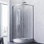 Душевое ограждение без поддона 80x80 AM.PM X-Joy W88G-205-080MT профиль серебристый