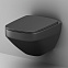 Унитаз подвесной AM.PM Inspire 2.0 C50A1700MBSC безободковый с сиденьем микролифт, черный матовый