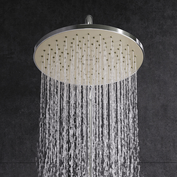 Душевая система AM.PM Gem F0790410 стойка с тропическим душем, термостатом, хром-5