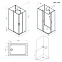 Душевая кабина 120x80 AM.PM Above W9XC-403-12080MT профиль серебристый, низкий поддон