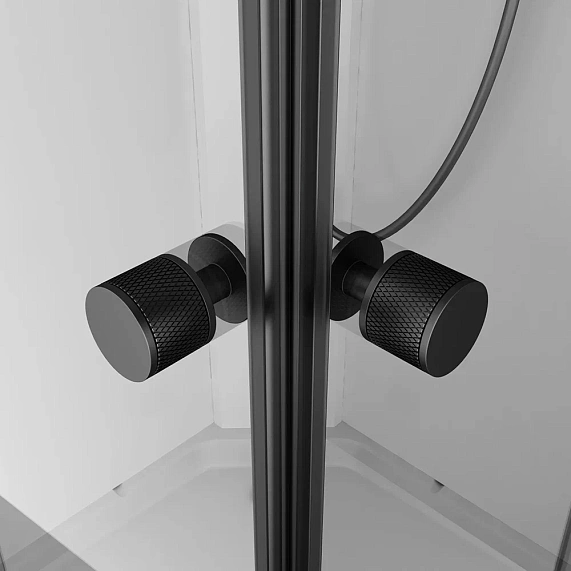 Душевая кабина 90x90 AM.PM X-Joy W94C-403-090BT профиль черный матовый, низкий поддон-2