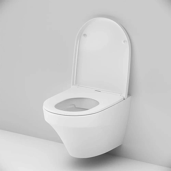 Унитаз подвесной AM.PM Inspire C501700WH безободковый c сиденьем микролифт C907851WP, белый-1