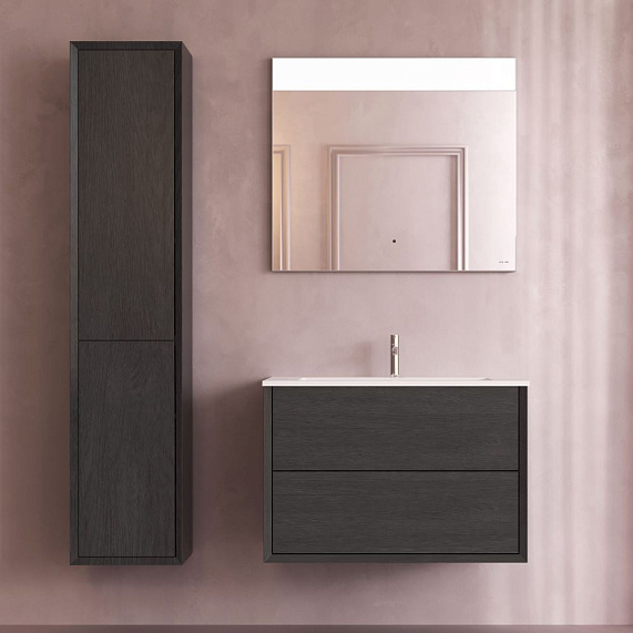 Тумба с раковиной 80 AM.PM Libre M60-FHX0802OF-WPC080SWM подвесная под дерево-3