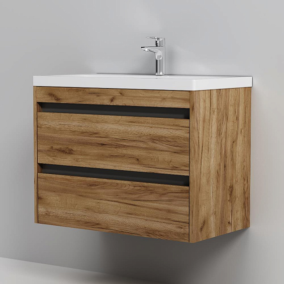 Тумба с раковиной 75 AM.PM Pulse M91-FHX0752OF-WCC0752WG под дерево-3