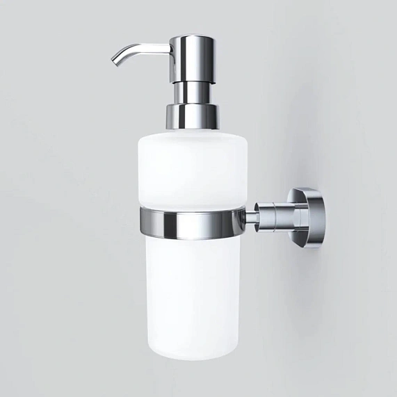 Дозатор для мыла настенный стеклянный AM.PM Sense L A7436900 хром-2