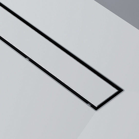 Душевой трап (лоток) 50 AM.PM MasterFlow W01SC-U11-050-04SB комбинированный затвор со стальной матовой решеткой под плитку-17