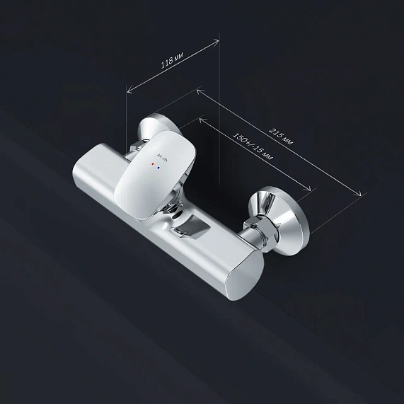 Смеситель для душа AM.PM Spirit 2.0 F70A20000 хром-7