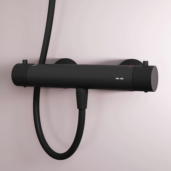Смеситель для душа AM.PM Libre F6040022 термостат, черный-1