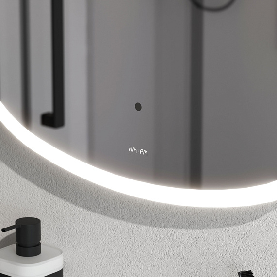 Зеркало с подсветкой в ванную закругленное 65 AM.PM Func M8FMOX0651WGS сенсорное-3