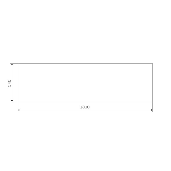 W93A-180-070W-P Gem, панель фронтальная 180x70/180x80-1