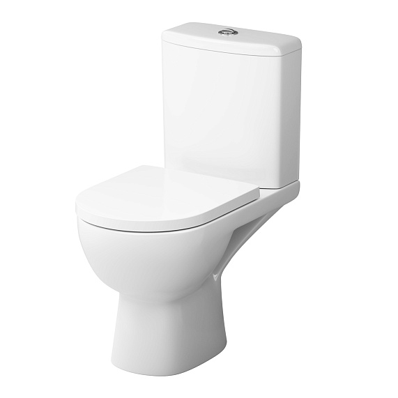 Унитаз напольный AM.PM Sunny C85C8600SC безободковый с сиденьем микролифт, белый-10