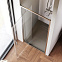 Душевая перегородка с дверью 80x195 AM.PM Gem W90G-80-1P-MT прозрачное стекло, профиль серебристый