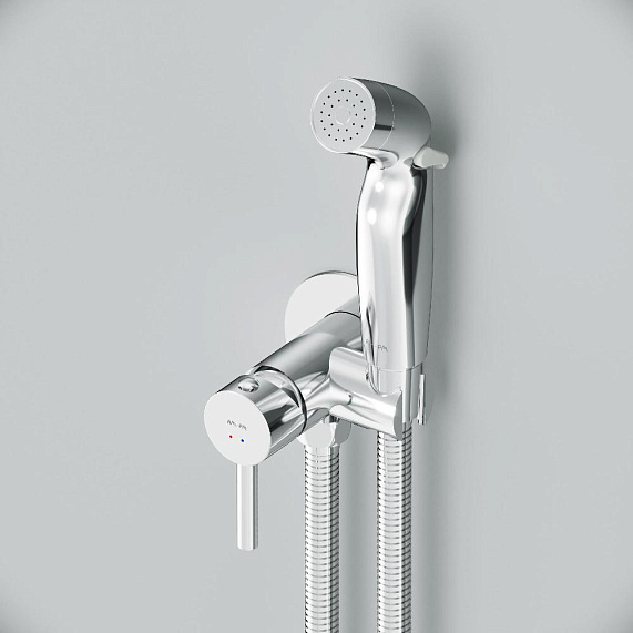 Гигиенический душ со смесителем AM.PM Above F0H9X000 хром встраиваемый-6