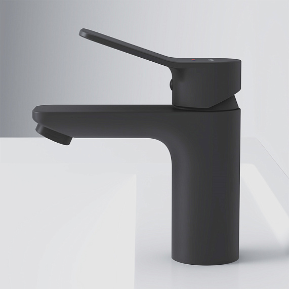 Смеситель для раковины (умывальника) AM.PM X-Joy F85A02122 черный-4