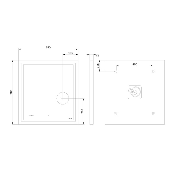 Мебель для ванной 60 AM.PM Gem S напольная, белый глянец напольная-8