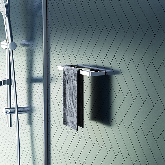 Вешалка для полотенец Damixa Jupiter DA77346400 серебристая-4