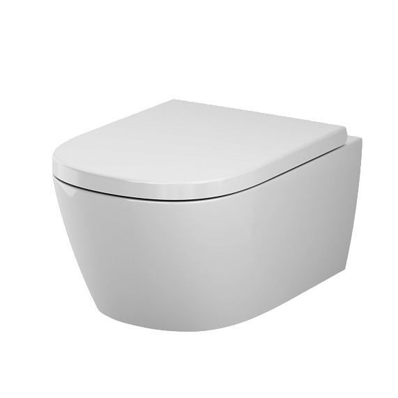 Унитаз подвесной AM.PM Libre C601901SC торнадо безободковый с сиденьем микролифт, белый-12