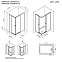 Душевое ограждение без поддона 90x120 AM.PM X-Joy W94G-403-120290-BT1K профиль черный матовый