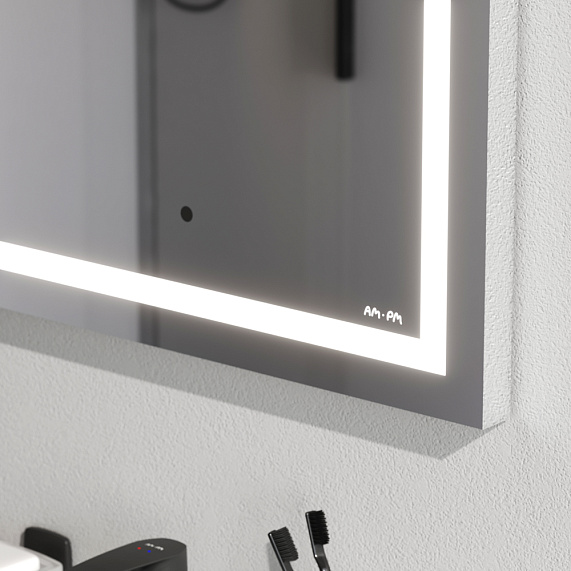Зеркало с подсветкой в ванную прямоугольное 50 AM.PM Gem M91AMOX0501WG сенсорное-3