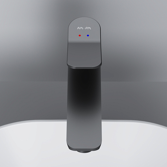 Смеситель для раковины (умывальника) AM.PM X-Joy F85A92022 высокий, черный-3