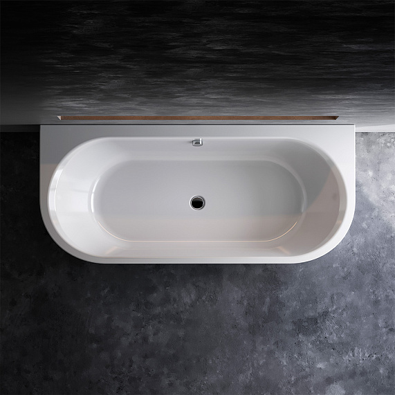 Ванна акриловая закругленная 170x75 AM.PM X-Joy W94A-170U75W-A белая глянцевая-1