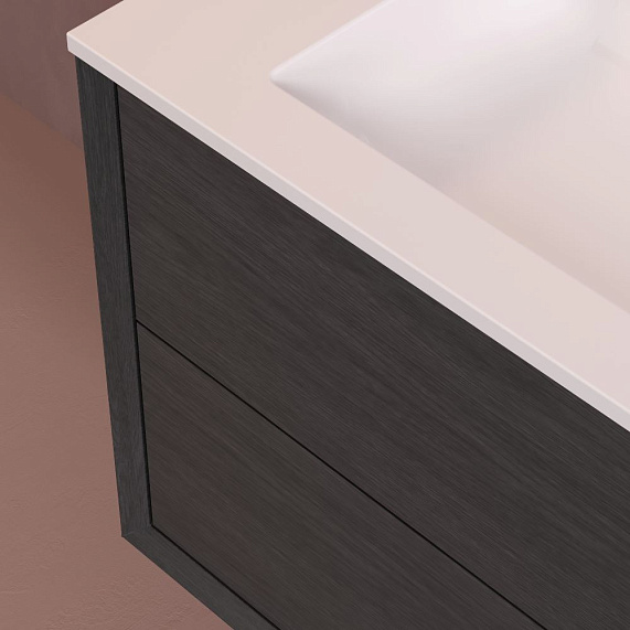 Тумба с раковиной 100 AM.PM Libre M60-FHX1002OF-WPC100SWM подвесная под дерево-5