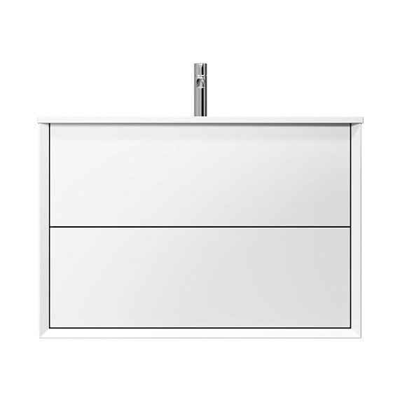 Тумба с раковиной 80 AM.PM Libre M60-FHX0802WM-WPC080SWM подвесная белая матовая-10