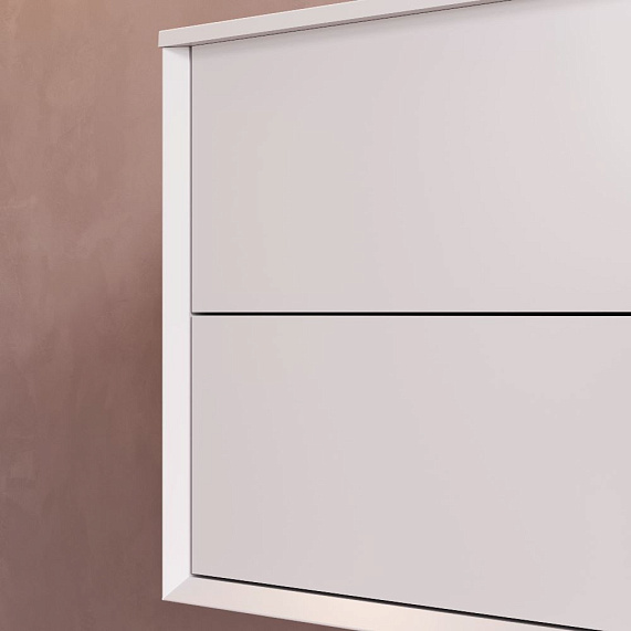 Тумба с раковиной 80 AM.PM Libre M60-FHX0802WM-WPC080SWM подвесная белая матовая-3