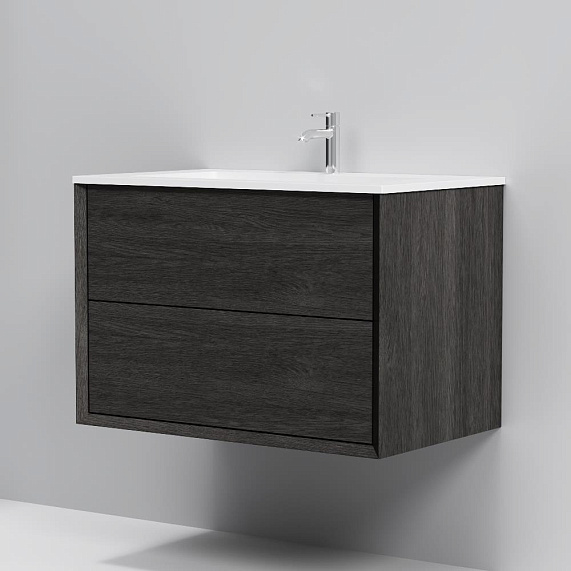 Тумба с раковиной 80 AM.PM Libre M60-FHX0802OF-WPC080SWM подвесная под дерево-8