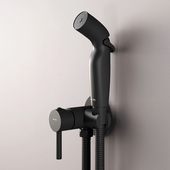 Гигиенический душ со смесителем AM.PM Above F0H9X022 черный встраиваемый-1