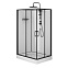 Душевая кабина 120x90 AM.PM Above W9XC-403-12090BT профиль черный матовый, низкий поддон