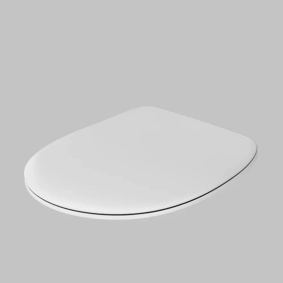 Сиденье (крышка) для унитаза AM.PM Sense C747855WH с микролифтом, дюропласт, белое-3