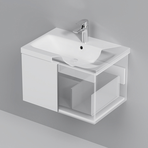 Тумба под раковину 60 AM.PM Gem M90FHX06021WG подвесная белый глянец-6