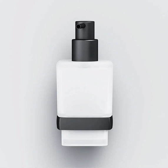 Дозатор для мыла настенный стеклянный AM.PM Gem A9036922 черный-2