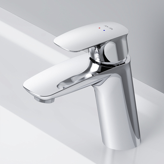 Смеситель для раковины (умывальника) AM.PM Spirit 2.1 F71A82100 с донным клапаном, хром-2