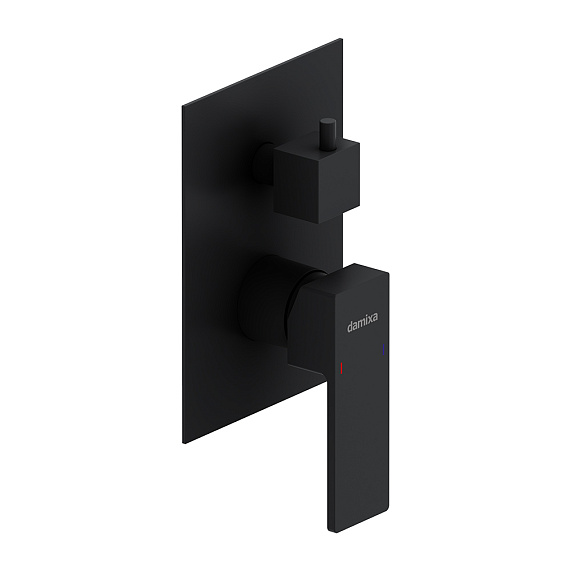 Смеситель для ванны и душа Damixa Gala 537100300 черный встраиваемый-2