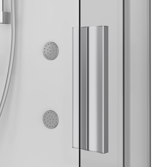 Душевая кабина 90x90 AM.PM Like W80C-020A-090MTA с гидромассажем и паровой баней, профиль хром, высокий поддон-4