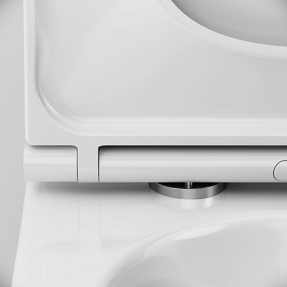 Унитаз напольный AM.PM Func C8F8900SC безободковый с сиденьем микролифт, белый-8