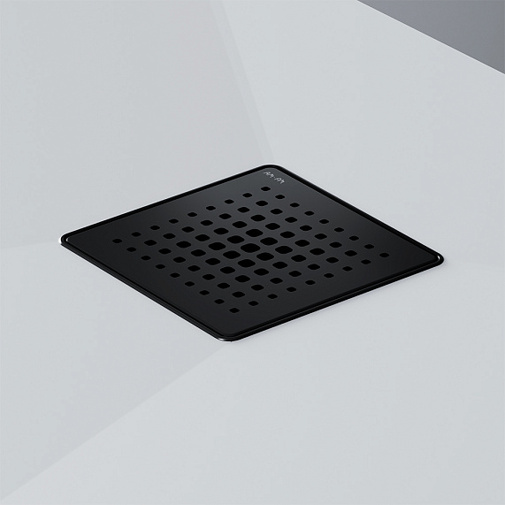 Душевой трап 10x10 AM.PM PrimeFlow W02BD-P11-010-01BM гидрозатвор с черной матовой решеткой-8