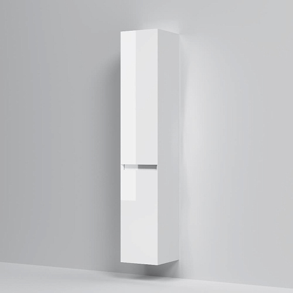 Шкаф-пенал для ванной 30 AM.PM Above M9XCHR0352WG навесной правый белый глянцевый-3